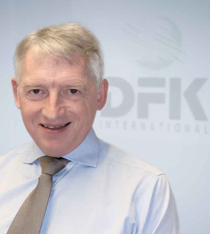 Martin Sharp, Executive Director of DFK International